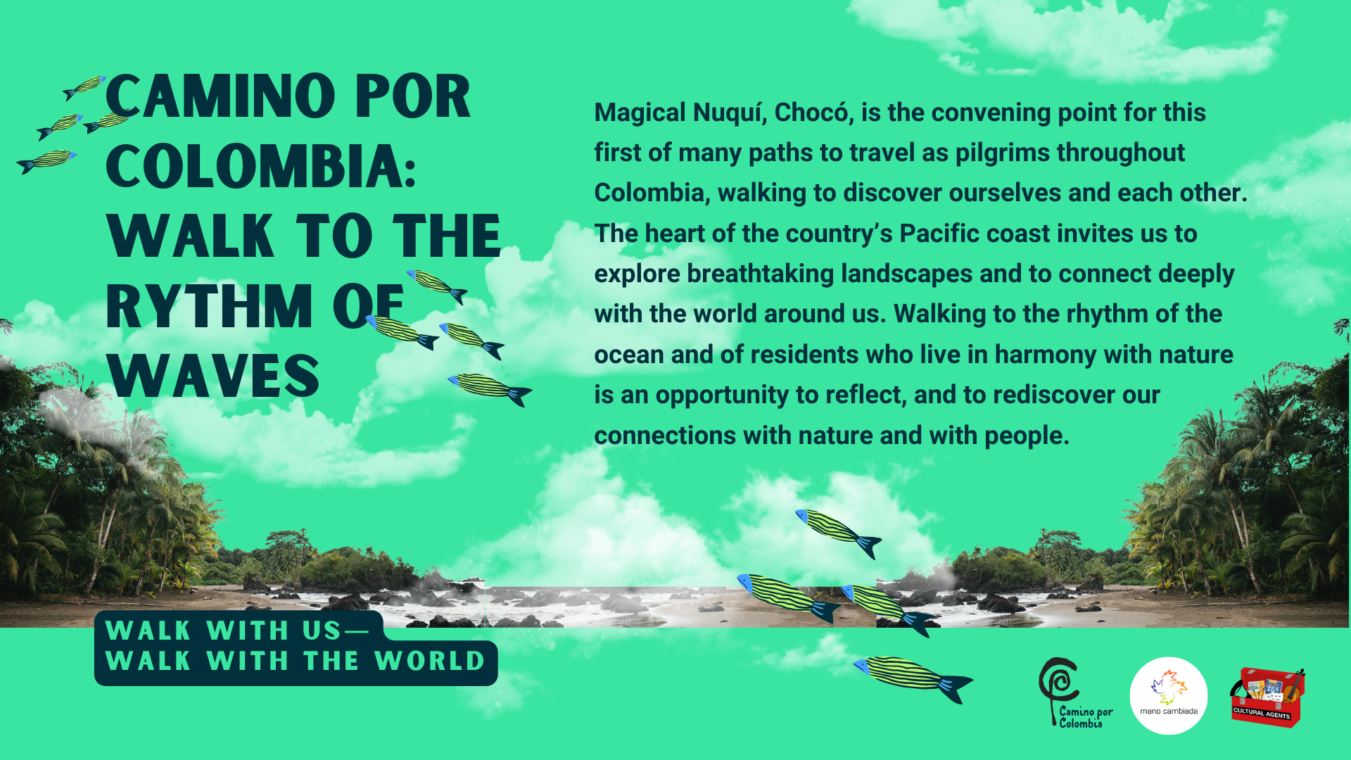 Launching Soon: Pilgrimages for the Planet  We will walk together for Colombia