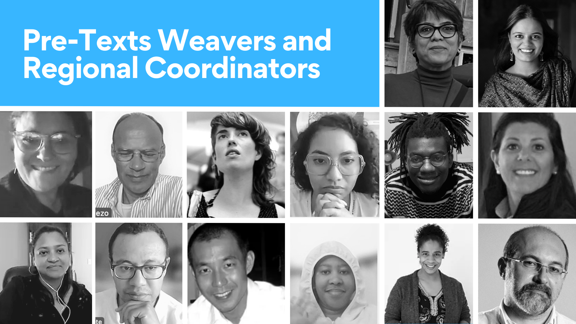 Meet our Pre-Texts Regional Coordinators and Weavers