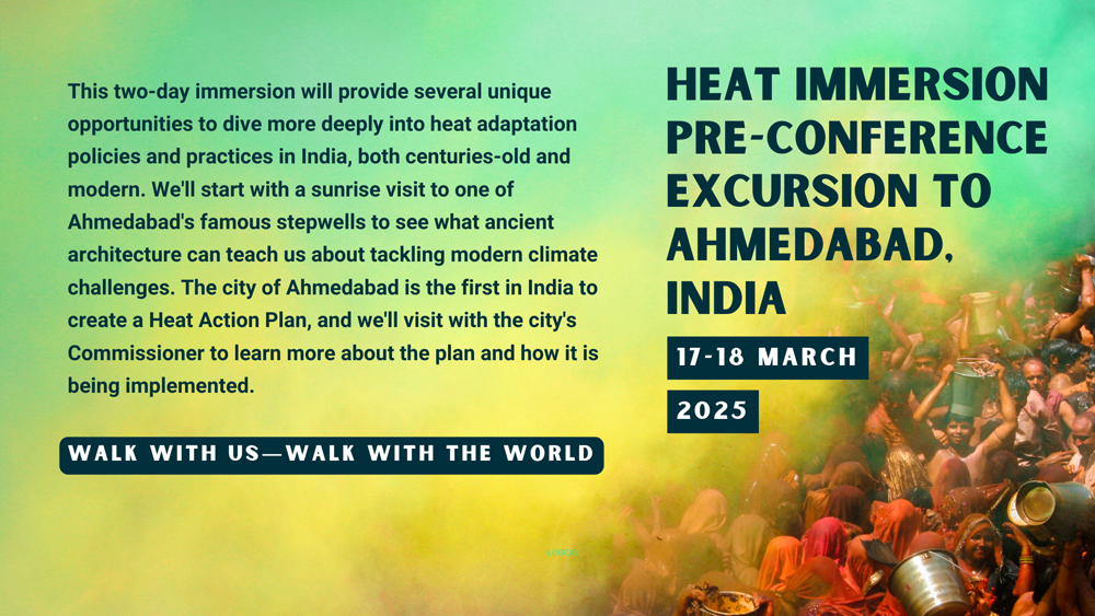 Heat Immersion Pre-Conference Excursion to Ahmedabad, India